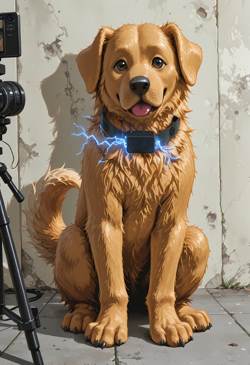 Golden retriever, facing camera — Original