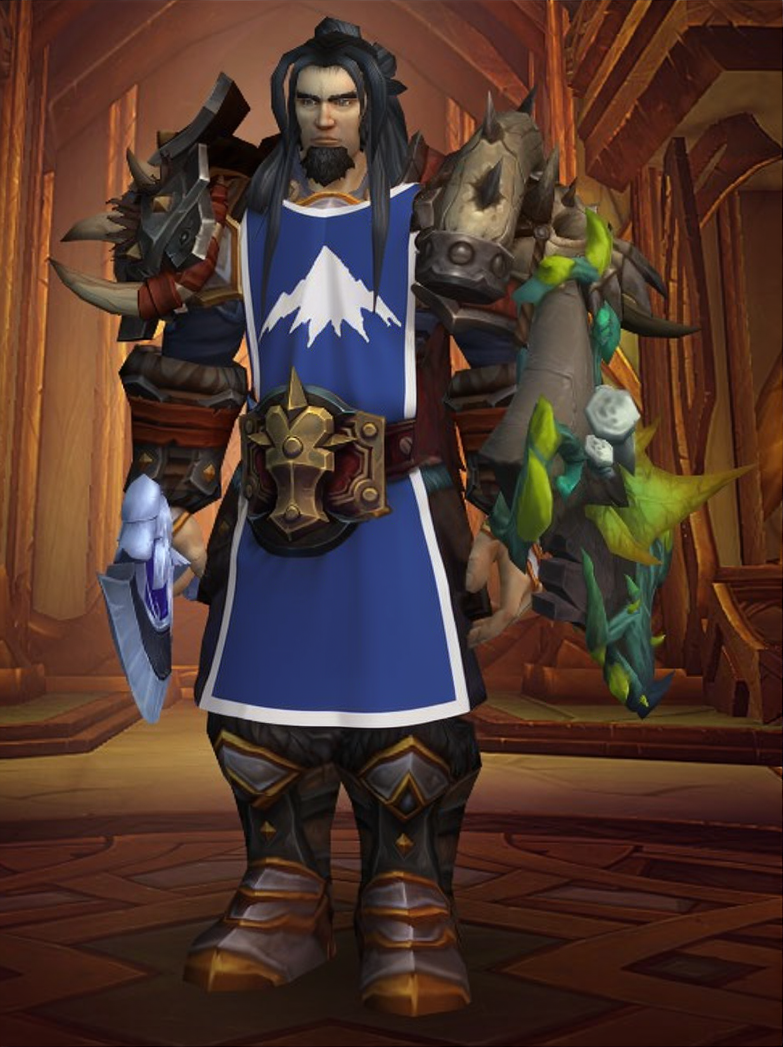Screenshot character, front — AI-added tabard